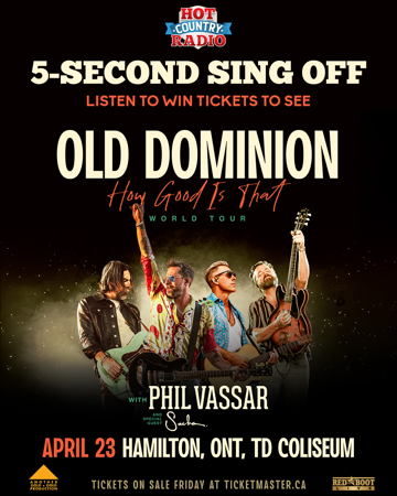 5-Second Sing Off - Listen to Win Tickets to Old Dominion!